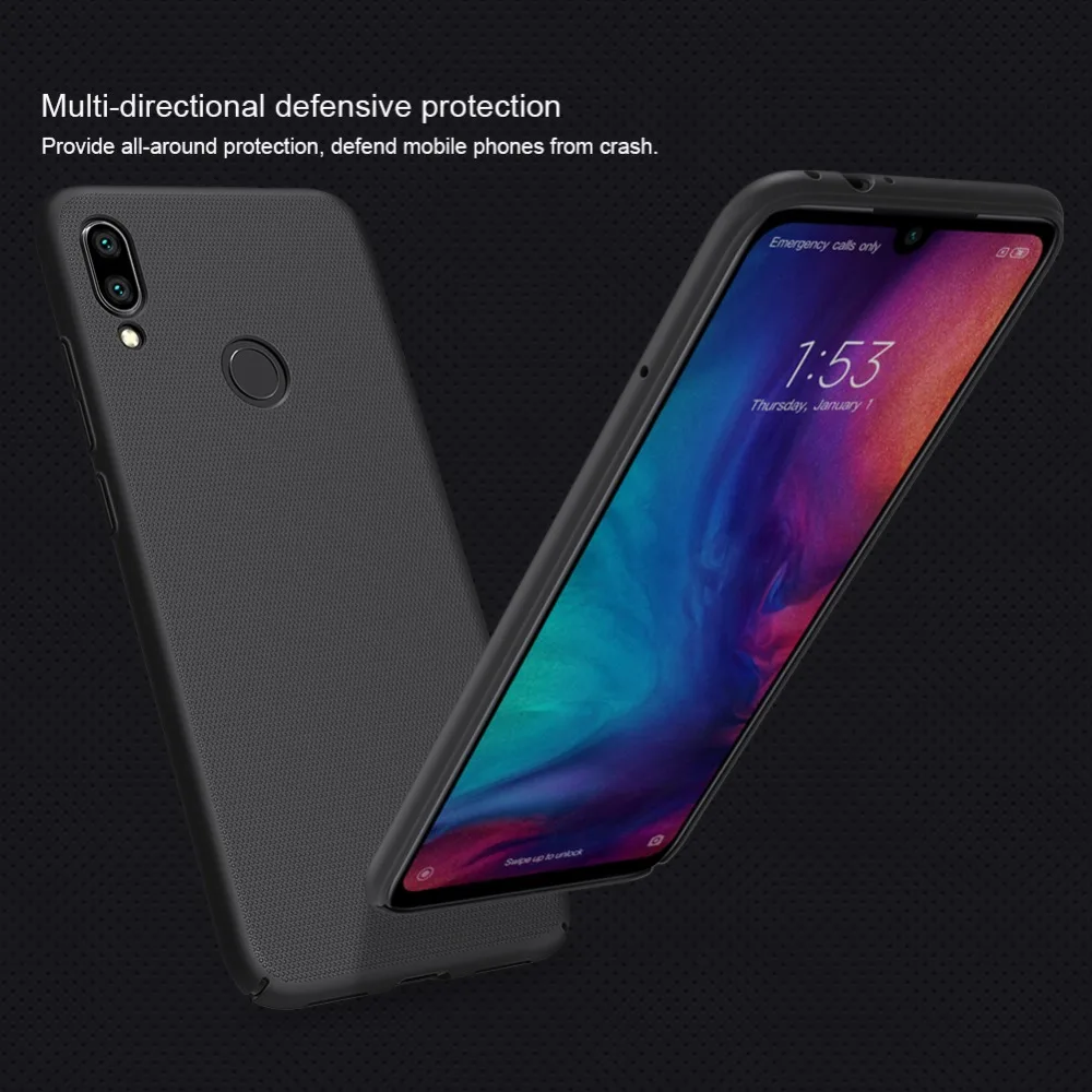 Матовый чехол NILLKIN для Xiaomi Redmi Note 7 Pro/Redmi жесткий накладка 7|Бамперы| |