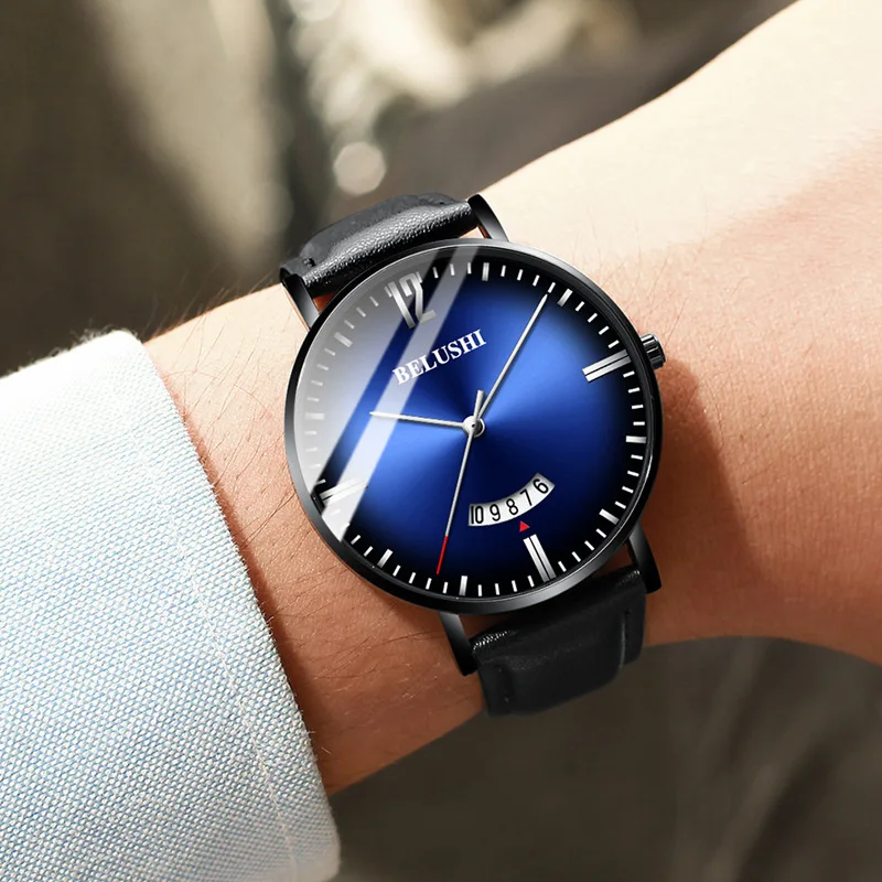 

Ultra-thin fashion gradient color trend young middle school student watch men's automatic quartz watch waterproof