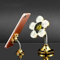 new phone holder 360 degree rotating flower shape car home suction mobile phone holder bracket stand hot sale