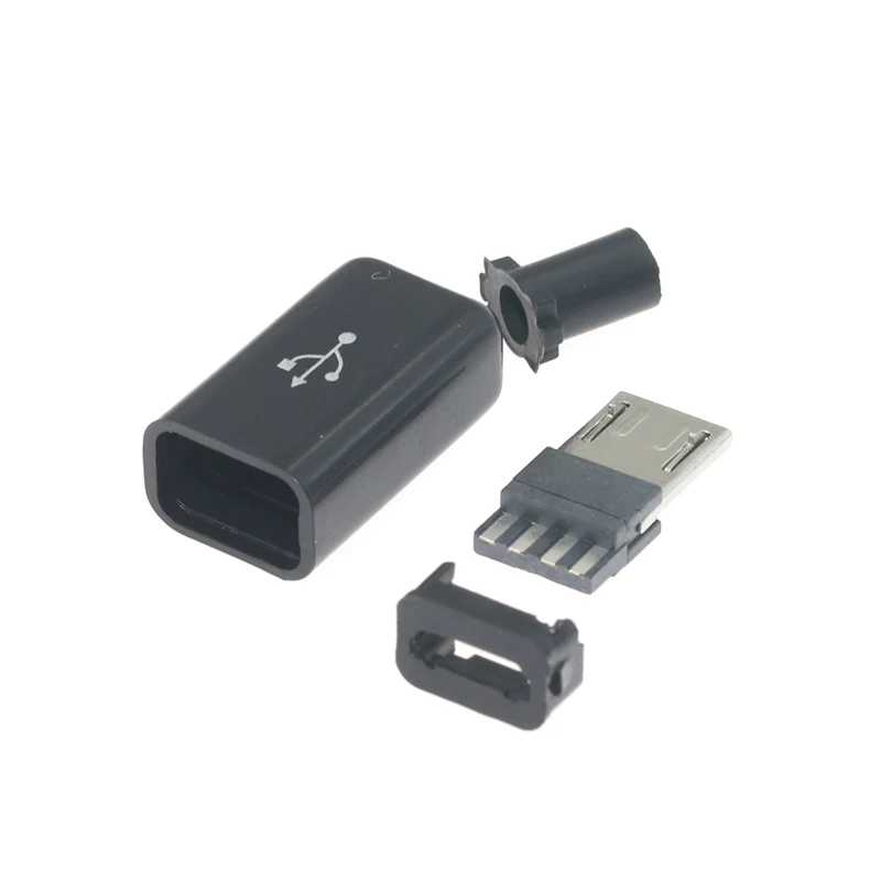 10 шт./партия Micro USB 5P 30V 1.5A Micro/MINI USB Разъемы пластиковый корпус Jack Хвост штекер электрические клеммы