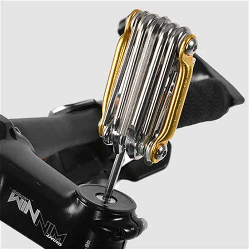 11 в 1 Портативный Многофункциональный велосипед инструменты для ремонта