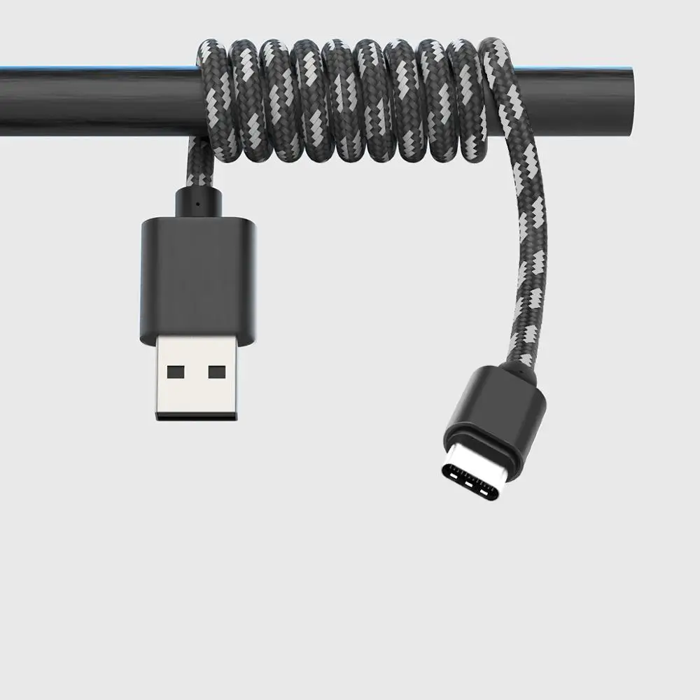 Black for Type-C TeckNet зарядное устройство кабель Micro Usb кабель для iphone 11 usb type C Быстрая Зарядка адаптер зарядное устройство провод для samsung huawei Xiaomi шнур - Цвет: Black for Type-C