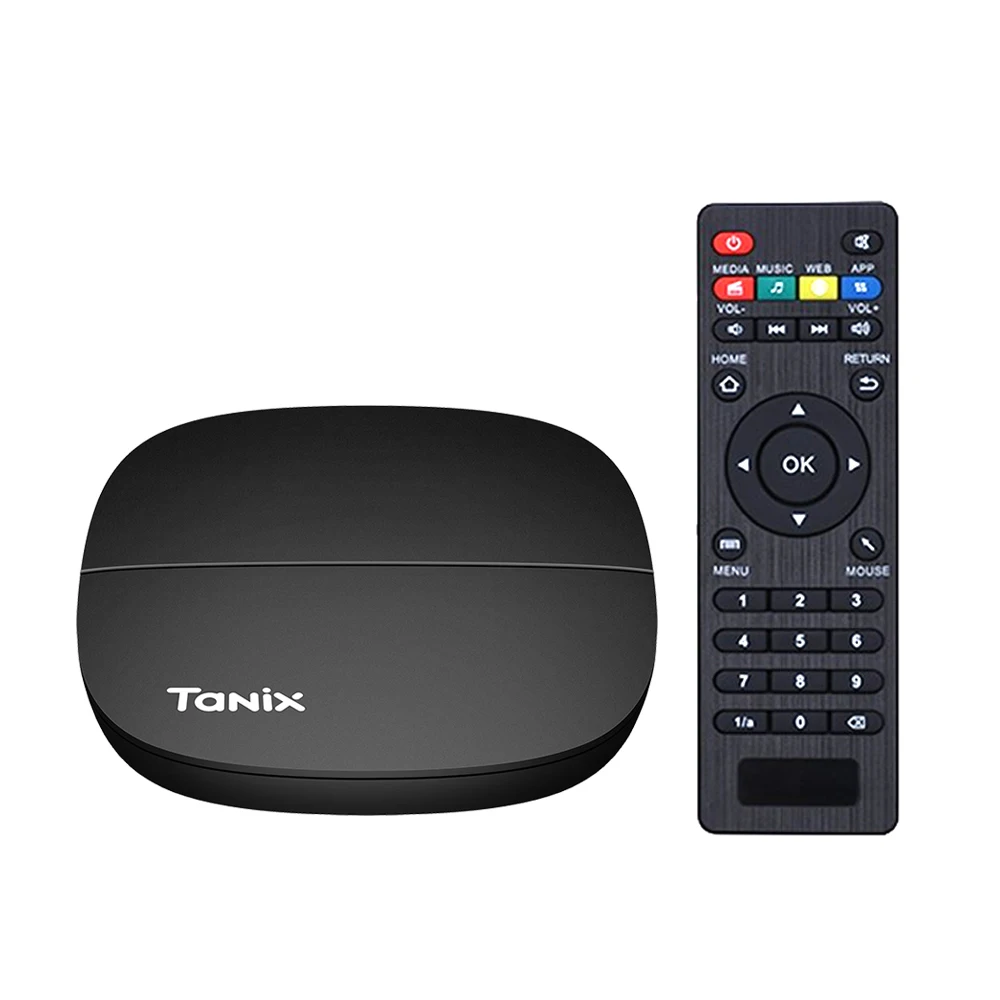 Android 9 0 Tanix H1 H2 Смарт ТВ коробка Hisilicon Hi3798M 4 ядра 4K 2 4G Wi Fi мини Декодер каналов