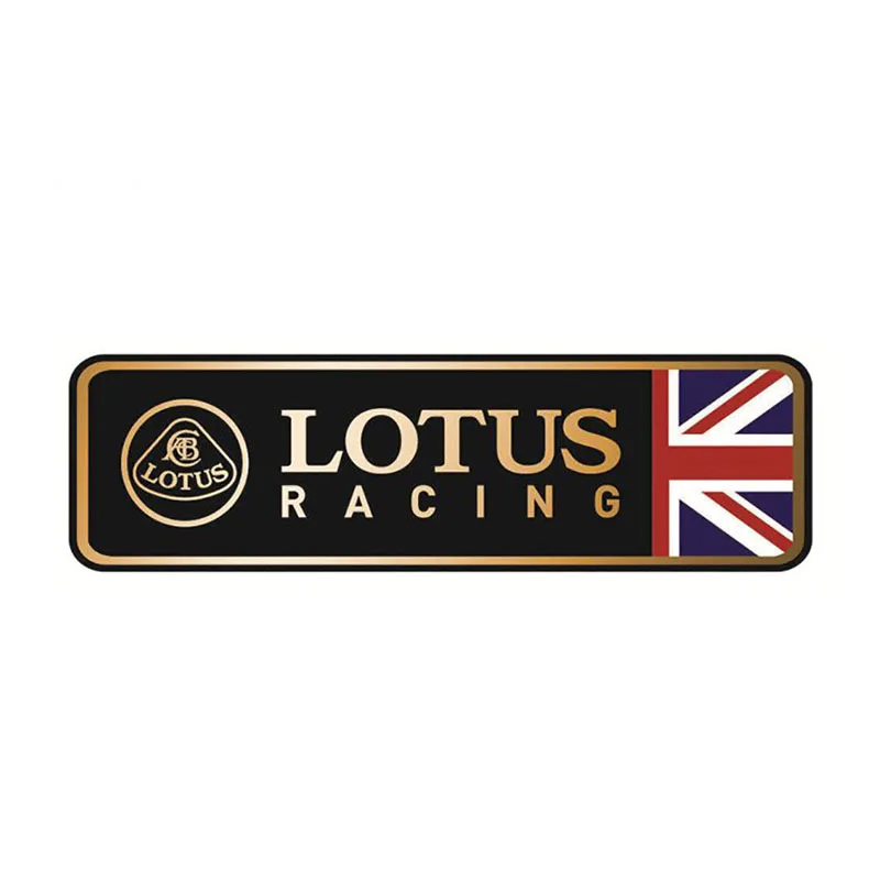 

Personality Creativity Funny LOTUS RACING Car Sticker Accessories Vinyl Window Waterproof PVC Cover Scratches 15cm X 5cm