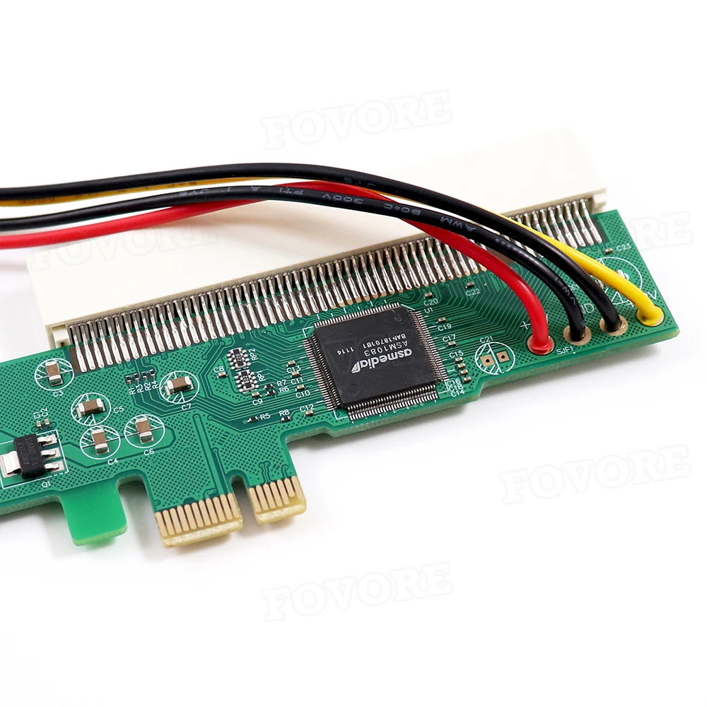 PCI-Express PCI-E To PCI Riser Bus Card High Efficiency Adapter Converter Expansion for Desktop Computers ASM1083 Chipset | Компьютеры и