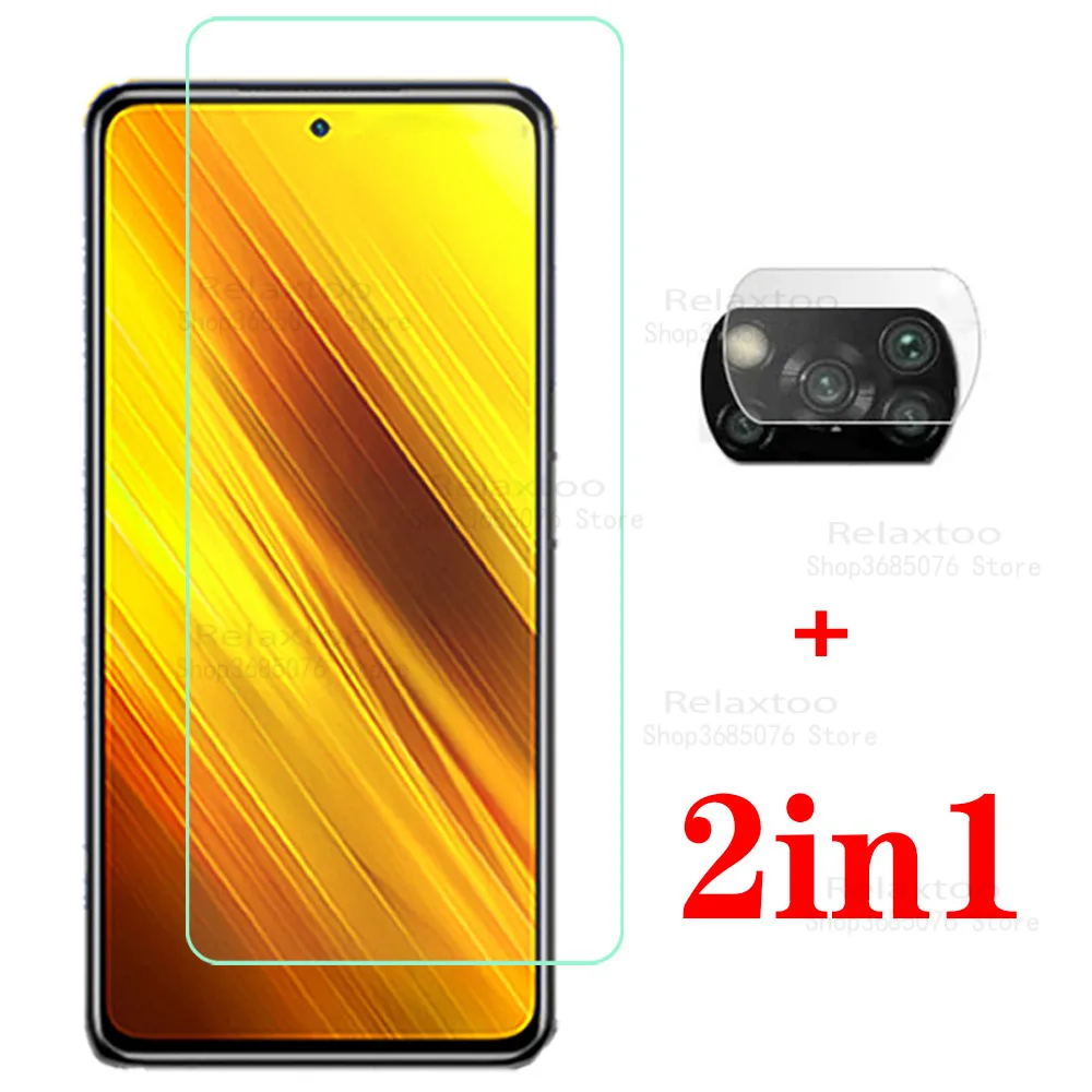 2 в 1 стекло poco x3 камеры объектив Защитная пленка для экрана xiaomi x 3 Чехол pocophone pocox3
