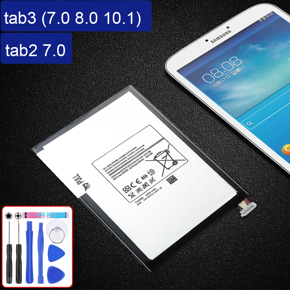 Аккумулятор для планшета Samsung GALAXY Tab 3 7 0 8 10 1 tab2 tab3 lite SM T110 T210 T211 T215 T310 T311 P5200 P5210 P3100