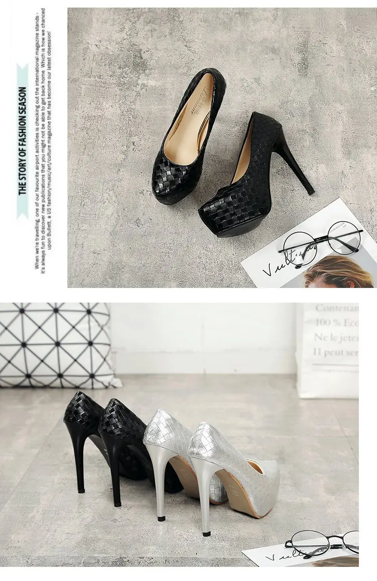 Feiyitu/новые туфли на каблуке из змеиной кожи пикантные Клубные туфли на высоком каблуке 12 см женские туфли-лодочки большой размер 40