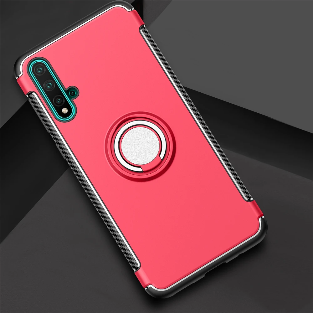 Для Huawei Nova6 SE 5G Nova5 Pro Nova4 Nova3 i E Nova2 S Plus ударопрочный чехол с магнитным кольцом для Nova
