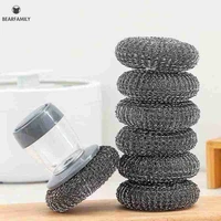 automatic add cleaning agent pot brushkitchen dish brush does not hurt your handshousehold stove cleaning ball cleaning tools