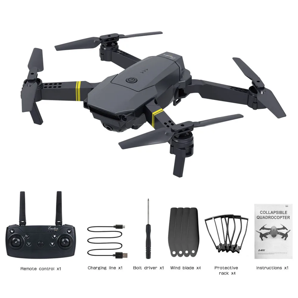 4K 1080P WiFi FPV Квадрокоптер с дистанционным управлением Дрон один ключ взлет посадка