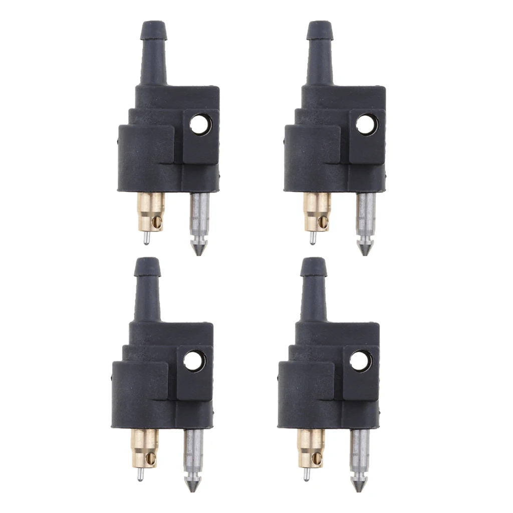 

4pcs 1/4" Male Fuel Hose Line Tank Connector Joint For Yamaha Outboard Motors