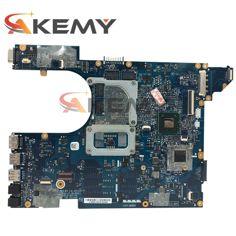 Оригинальная материнская плата для ноутбука DELL Inspiron 5520 CN-06D5DG 06D5DG QCL00 LA-8241P SLJ8C