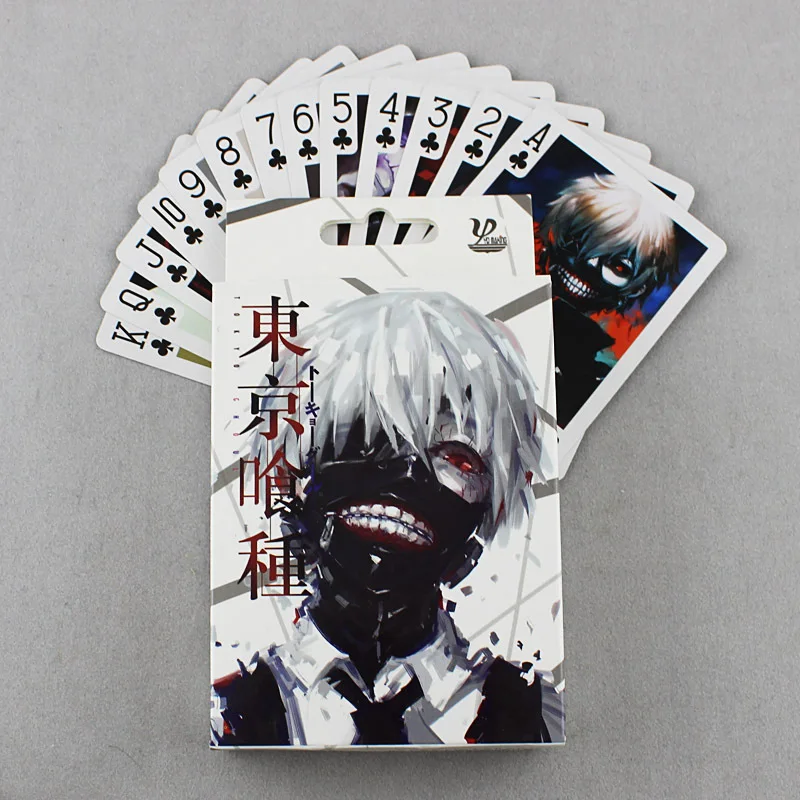 

Playing Cards Tokyo Ghoul ONE PIECE Kuroko's Basketball NARUTO Animation Peripheral Products
