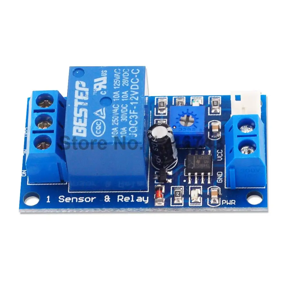 Релейный сенсорный модуль 5 В 12 1 канал нормально открытый/козированный синяя