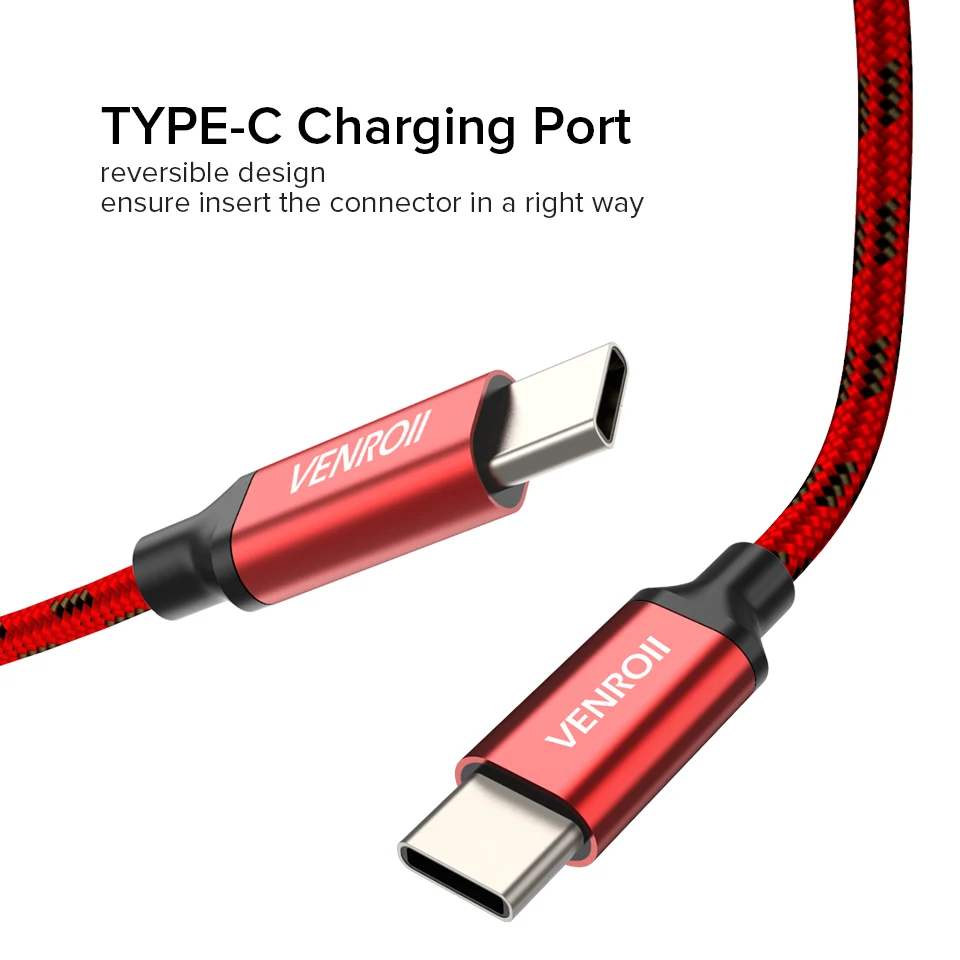 3 А usb type-C кабель 2 м 3 м 5 м кабель для быстрой зарядки для samsung S10 S9 S8 зарядное устройство для мобильного телефона USB-C type-C провод для huawei LG