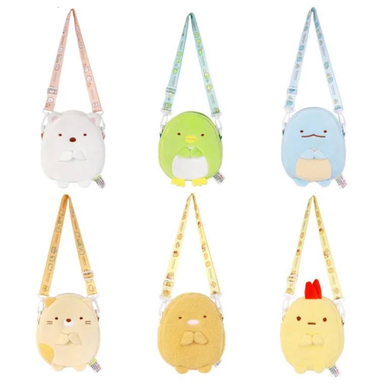 

IVYYE Sumikko Gurashi 88741 Fashion Anime Plush Shoulder Bags Cartoon Tote Casual Handbag Phone Bag Lady Girls New