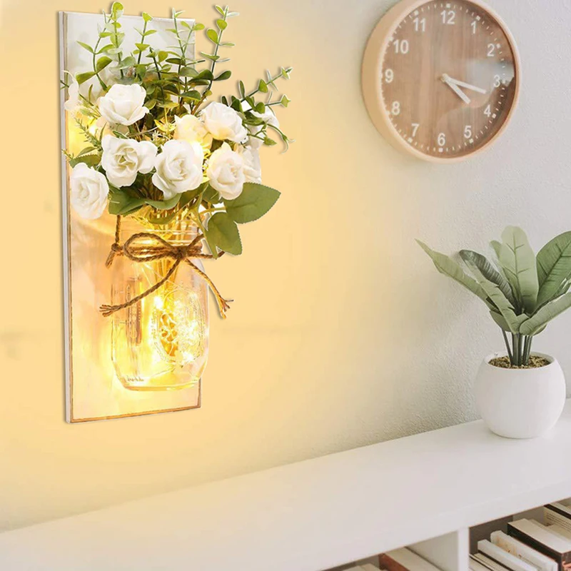 Настенный светильник s с дистанционным Управление 8 режимов и в стиле рустик