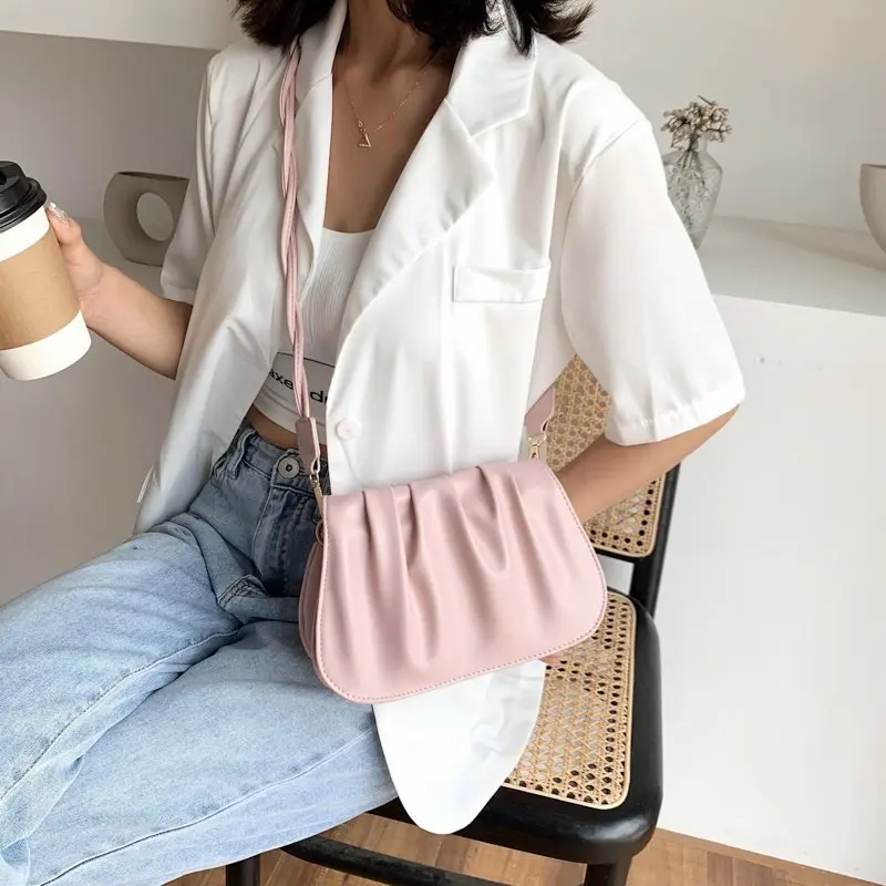 Женская плиссированная сумка DikizFly сумка-мессенджер через плечо роскошные