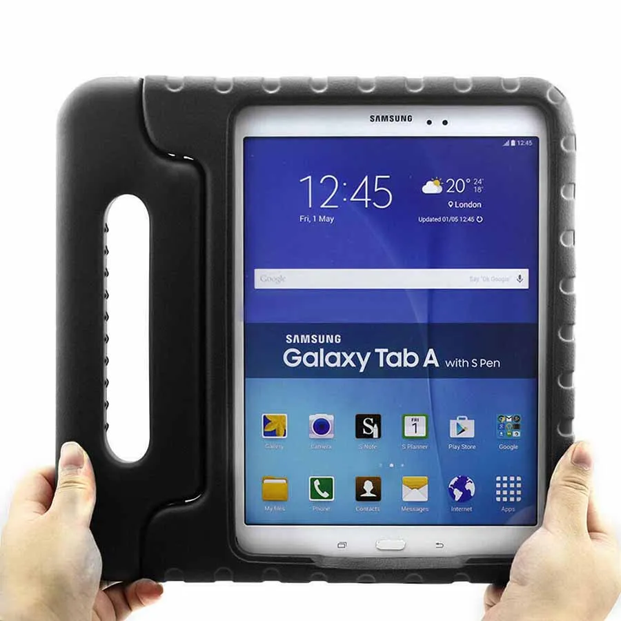 Детский ударопрочный чехол EVA для samsung GALAXY Tab A, 8,0 дюймов, T350, T351, T355, безопасный пенопластовый чехол для планшета, чехол с ручкой и подставкой