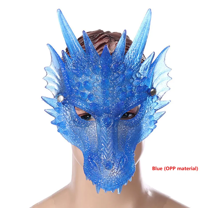 Силиконовая 3D маска дракона для косплея на Хэллоуин карнавал танцевальная