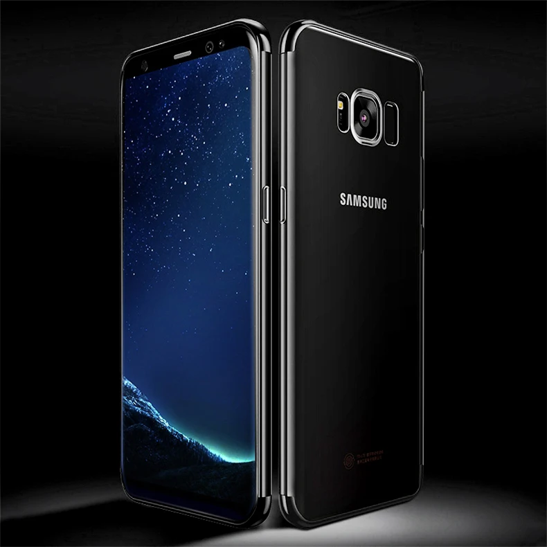 Роскошный позолоченный ТПУ силиконовый чехол для телефона Samsung Galaxy S8 Plus S7 S6 Edge S5 A3