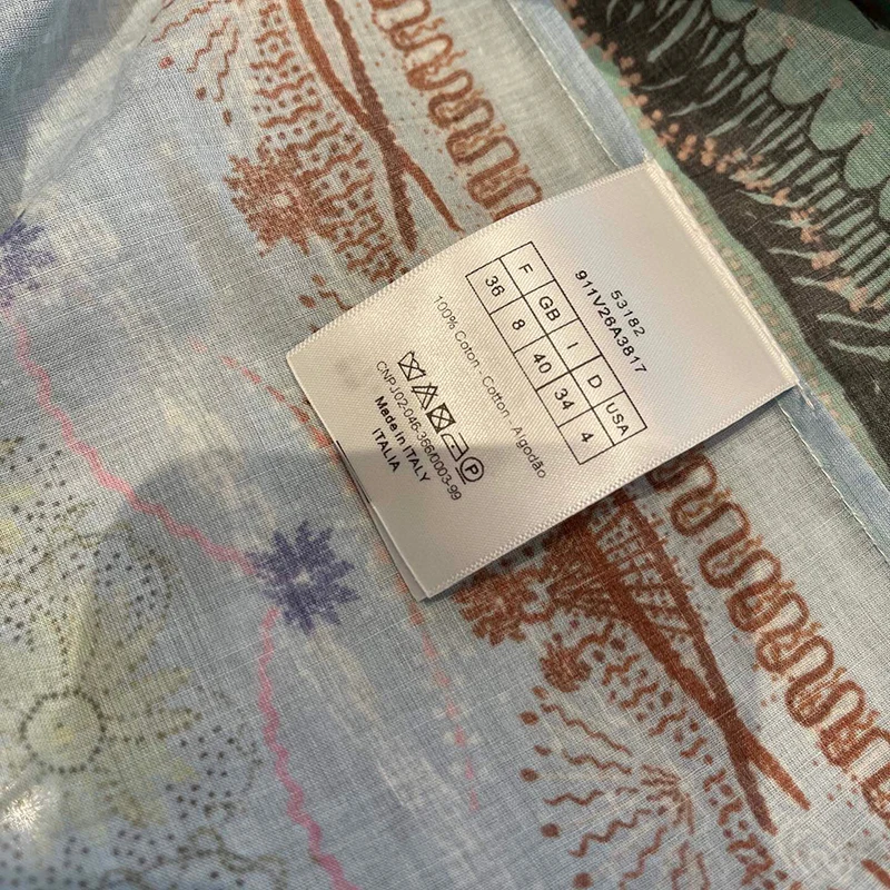 

New Fashion Long Skirt Women Autumn Floral Print High-waisted Long Skirt Female Fashion Cotton A-line Skirt