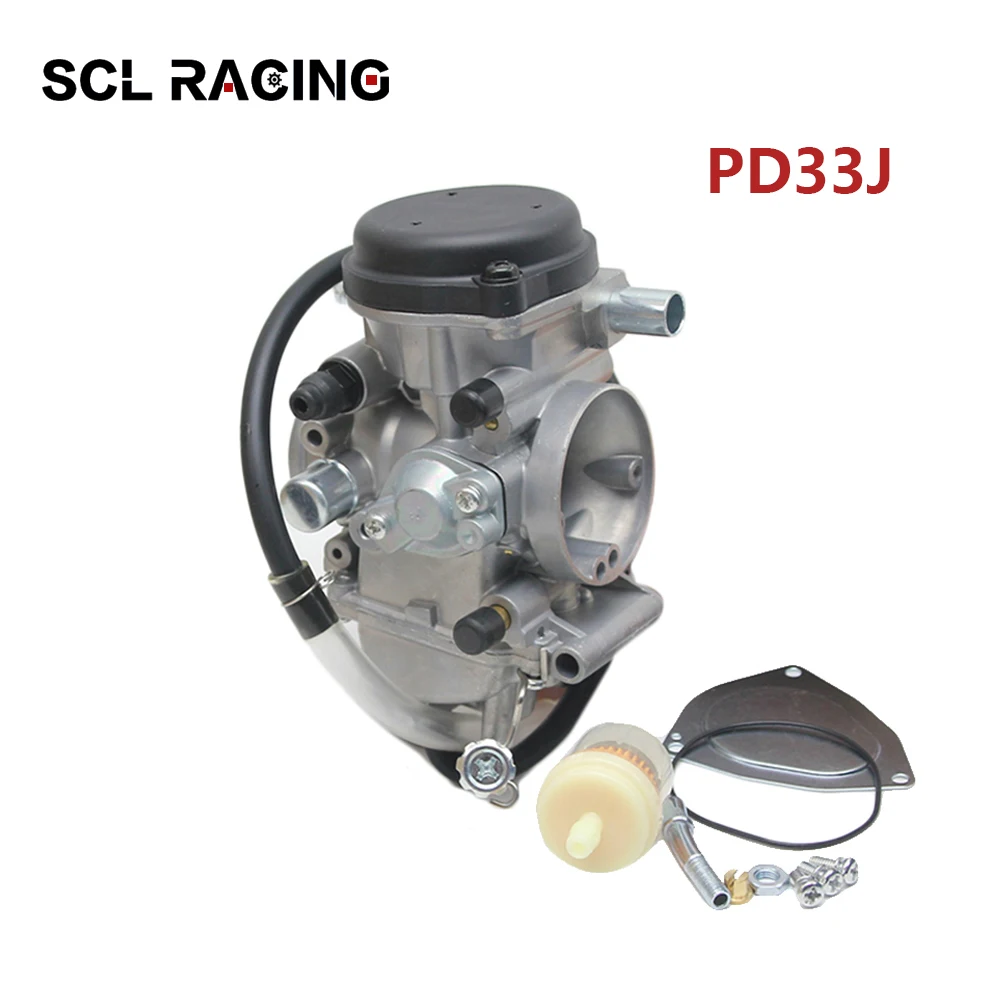 Alconstar 1 шт. новый мотоцикл 33 мм PD33J карбюратор ATV двигатель для Yamaha KODIAK 450 YFM350 YFM400 YFM450