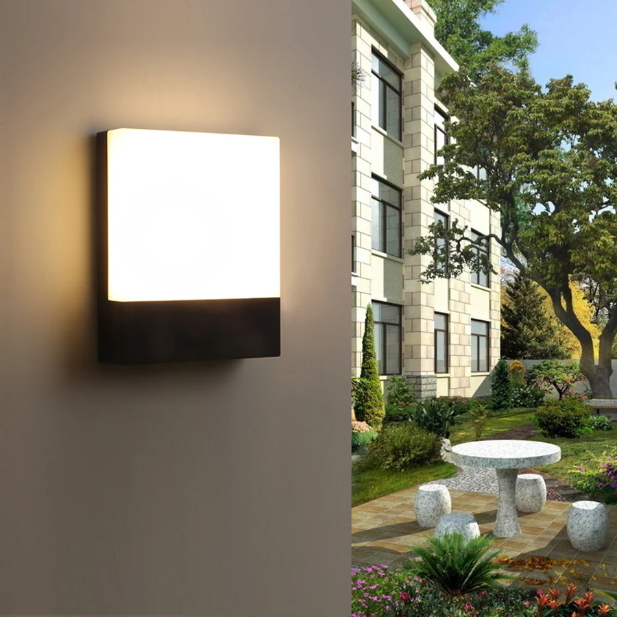 

Уличные водонепроницаемые настенные светильники, современный настенный светильник для коридора светодиодный ная настенная лампа для спал...