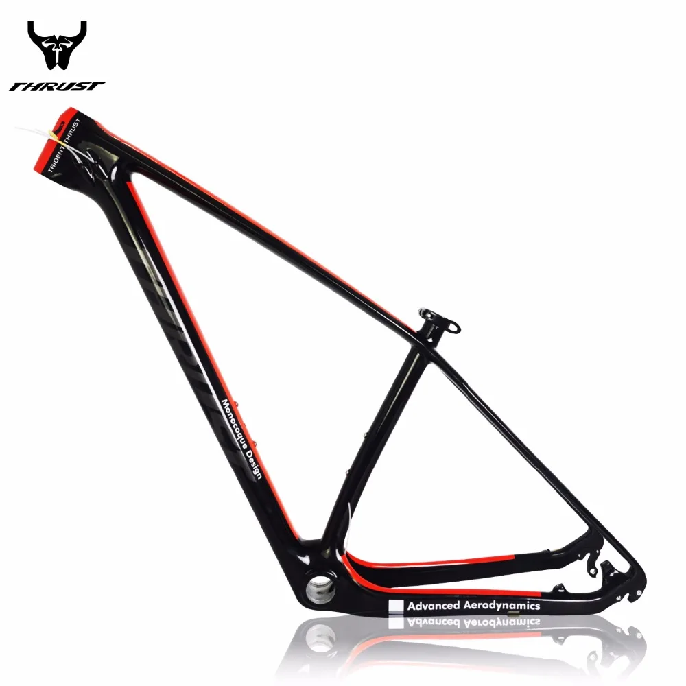 Упорный углеродного волокна Красный mtb велосипедная Рама 29e 27.5er T1000 Китайский