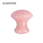 Инструменты для подтяжки лица, Нефритовый ролик для лица, рук, шеи, массажный ролик для лица, бриллиантовый розовый КВАРЦЕВЫЙ ролик