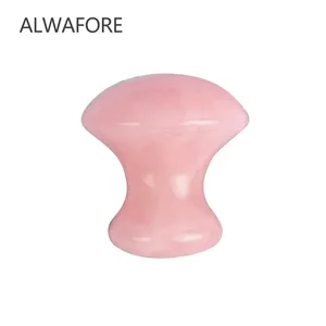 Инструменты для подтяжки лица, Нефритовый ролик для лица, рук, шеи, массажный ролик для лица, бриллиантовый розовый КВАРЦЕВЫЙ ролик