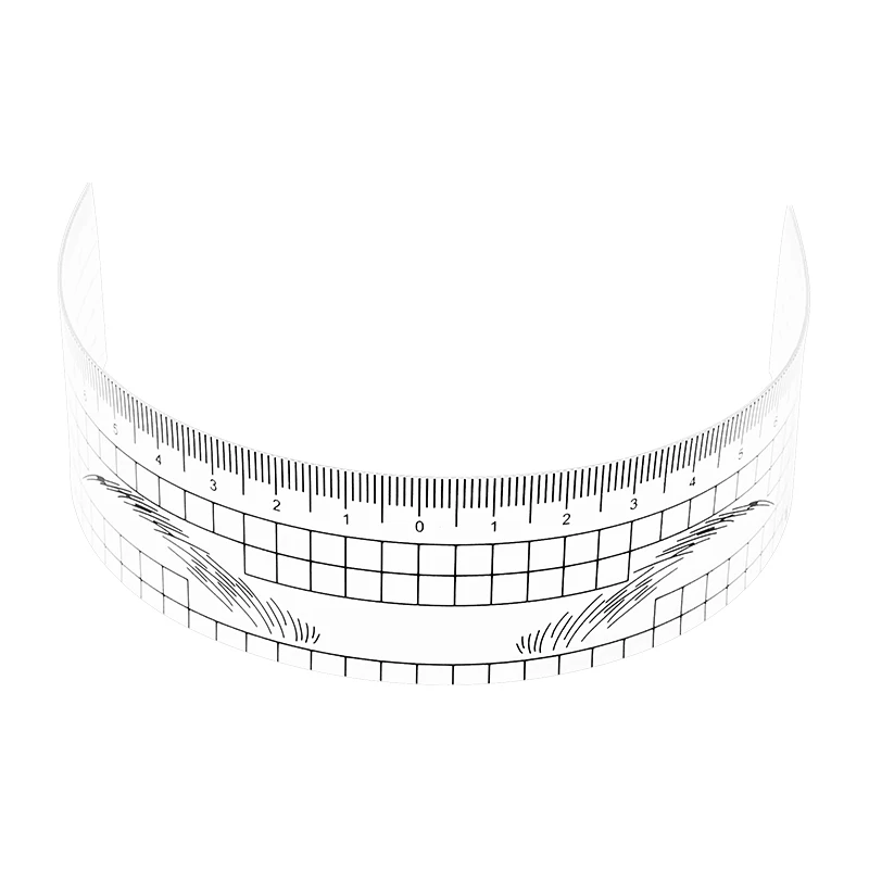 4 вида Мерная линейка микроблейдинг Полуперманентная для бровей тату
