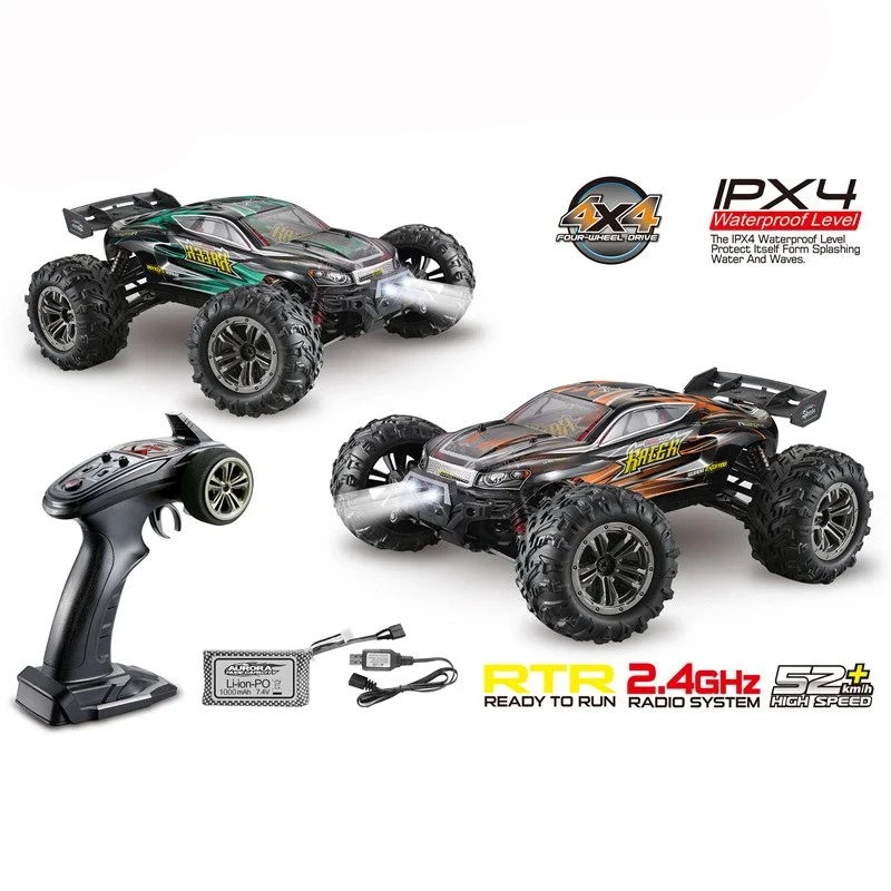 

2,4G Радиоуправляемая машина 1:16 4WD 52 км/ч высокоскоростной бесщеточный пульт дистанционного управления автомобиль десерт внедорожник Радиоу...