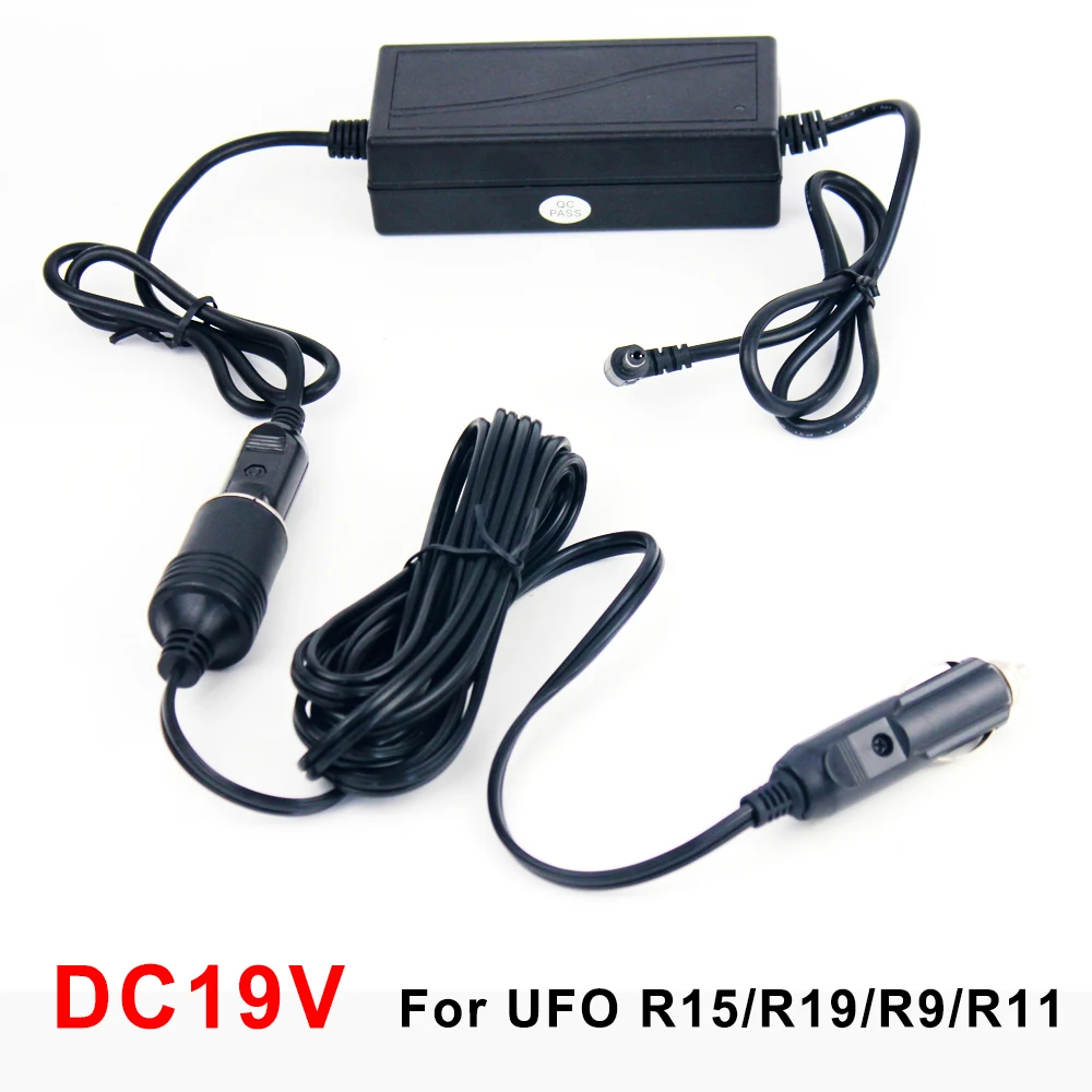 DC12V/19 V Автомобильный адаптер питания для 19V BYINTEK проектор UFO R15 R9 и 12V для UFO P12