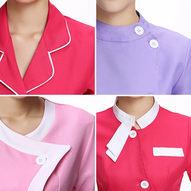 Летняя качественная одежда для кормления белое пальто спа работы салона красоты