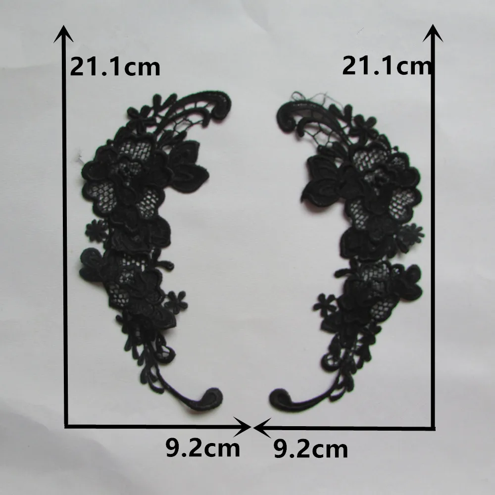 Кружевной вырез прошитый кружевной воротник DIY Аппликация ткань украшенное