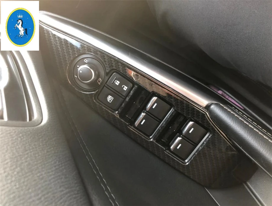 Yimaautotrims Inner Door Armrest Window Switch Control Panel Auto Accessories Cover Trim For Mazda 6 Sedan & Wagon 2016 2017 |