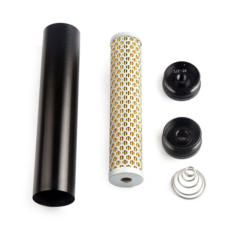 

Car FUEL FILTER LOW PROFILE For 4003 24003 BILLET ALUMINUM FUEL FILTER 1/2-28 or 5/8-24