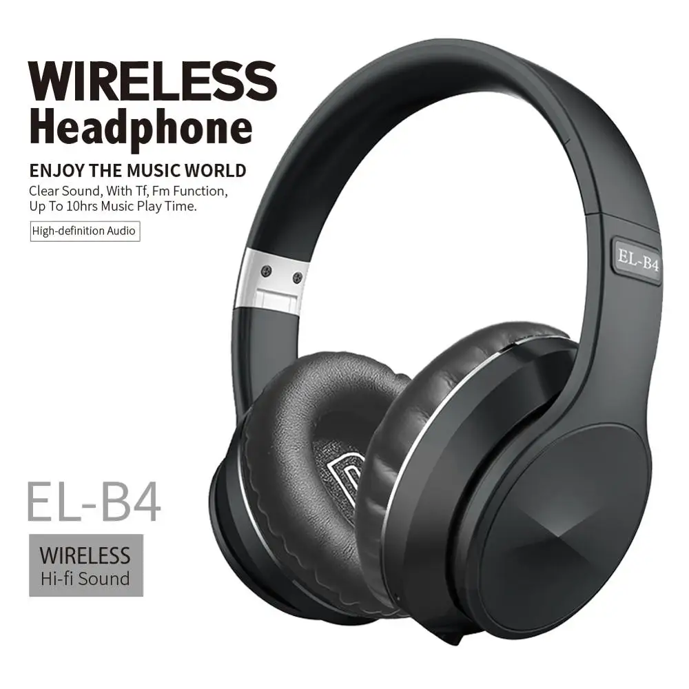 IKOLE Wireless Headphone Bluetooth Foldable Deep Bass HIFI Stereo Headset with Microphone Support TF Card/FM Radio mode Earphone enlarge