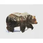 GATYZTORY рамка волк DIY Рисование по номерам каллиграфия Рисование акриловая краска по номерам Настенная картина для домашнего декора