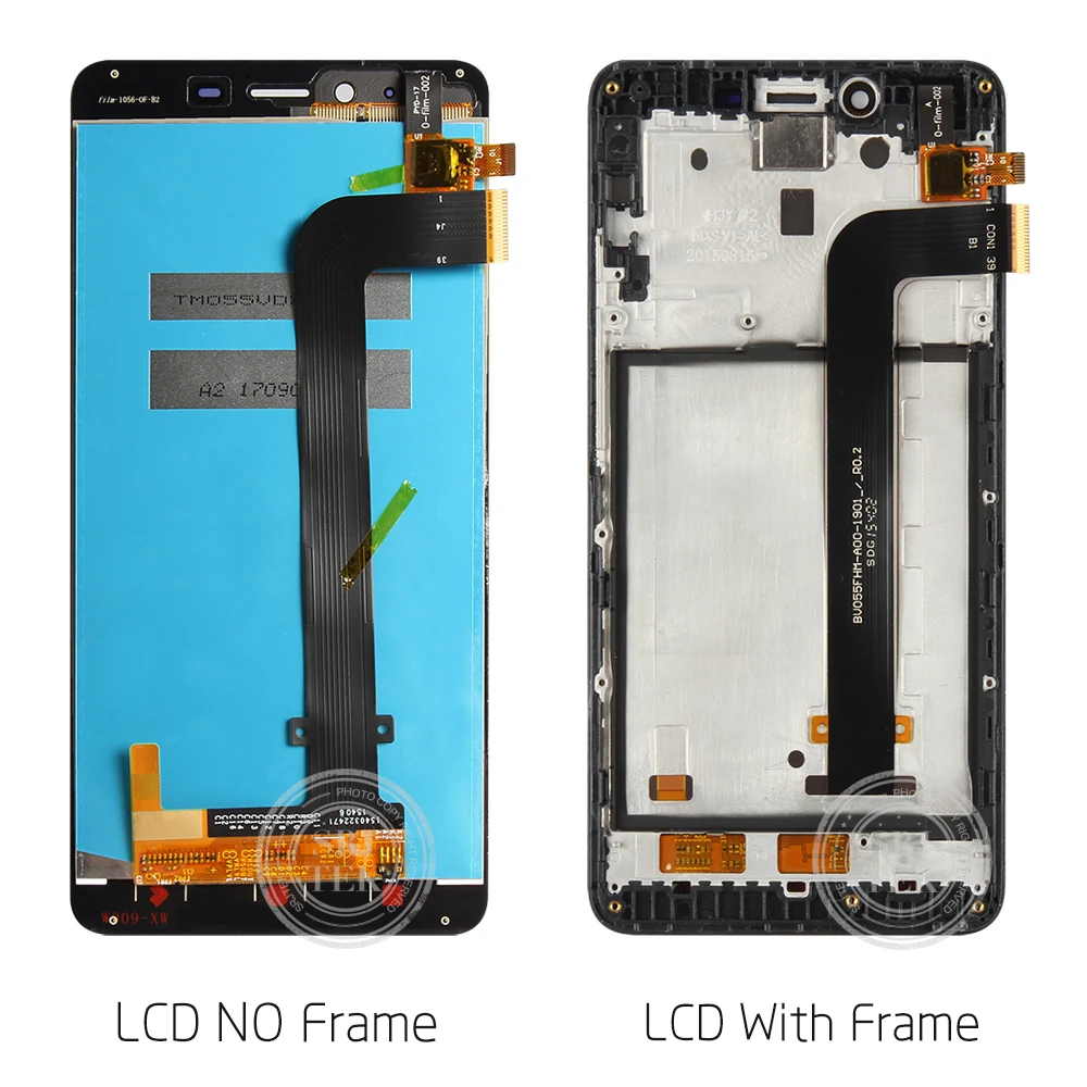 ЖК-дисплей 5 дюйма для XIAOMI Redmi Note 2 сенсорный экран с дигитайзером в сборе сменная