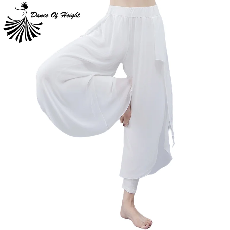 Свободные брюки для танцев женская шифоновая юбка одежда классических и