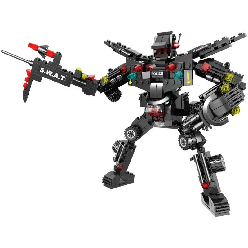 418 шт. Детский конструктор городской полицейский участок|Блочные конструкторы| |