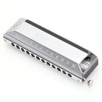 qimei harmonica forerunner chromatic c key 12 hole 48 tone suitable for professional and student usemusical instrument gift