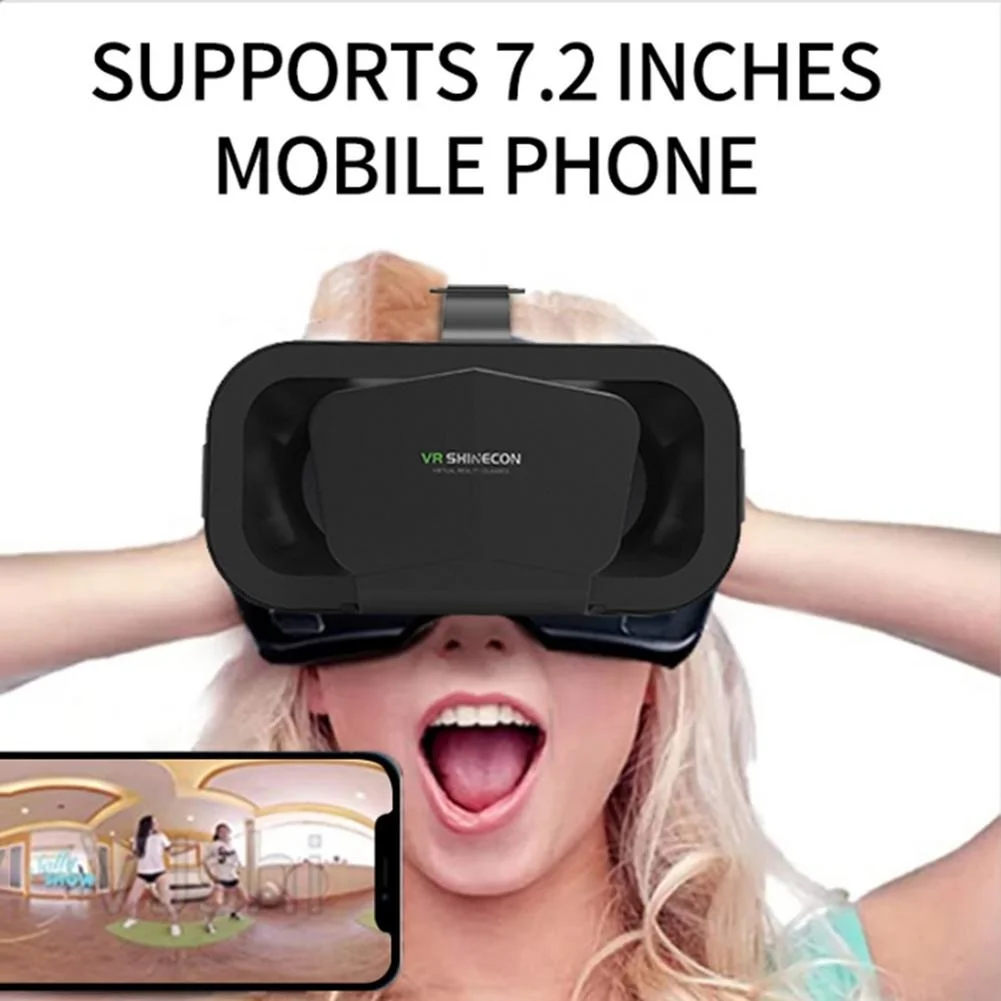 3D очки виртуальной реальности шлем для смартфона Очки гарнитура фильмов