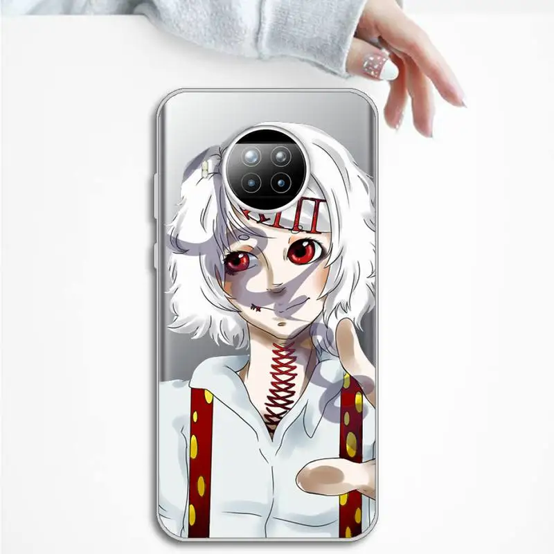 

anime JUUZOU SUZUYA Tokyo Ghouls Phone Case Transparent for Xiaomi mi Redmi note 10 t 8 9 pro lite 11 Samsung S 8 9 10 20