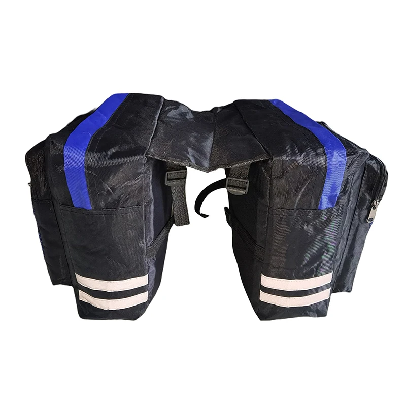 1Pcs Bike Double Saddle Bag Luggage Motorcycle Rainproof Suitcase Saddlebags Bicycle Rear Shelf Package | Спорт и развлечения