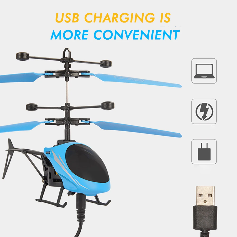 Mini Sensor 2020 New Drone Remote Control Helicopter Flashing LED Light Aircraft Glowing Toy For Children Kids Toys | Игрушки и хобби