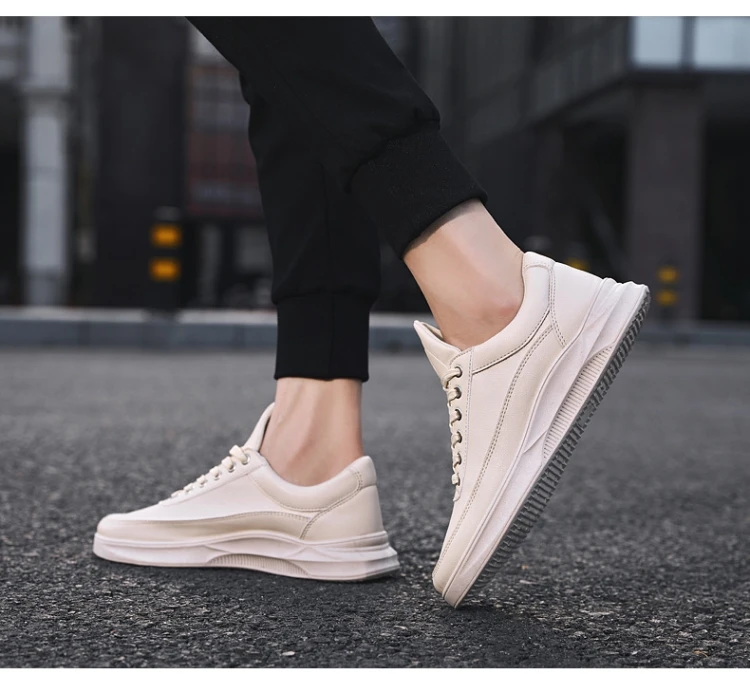 Мужская Белая обувь; удобная обувь на шнуровке; tenis masculino; высокое качество; zapatillas hombre deportiva; мужская повседневная обувь